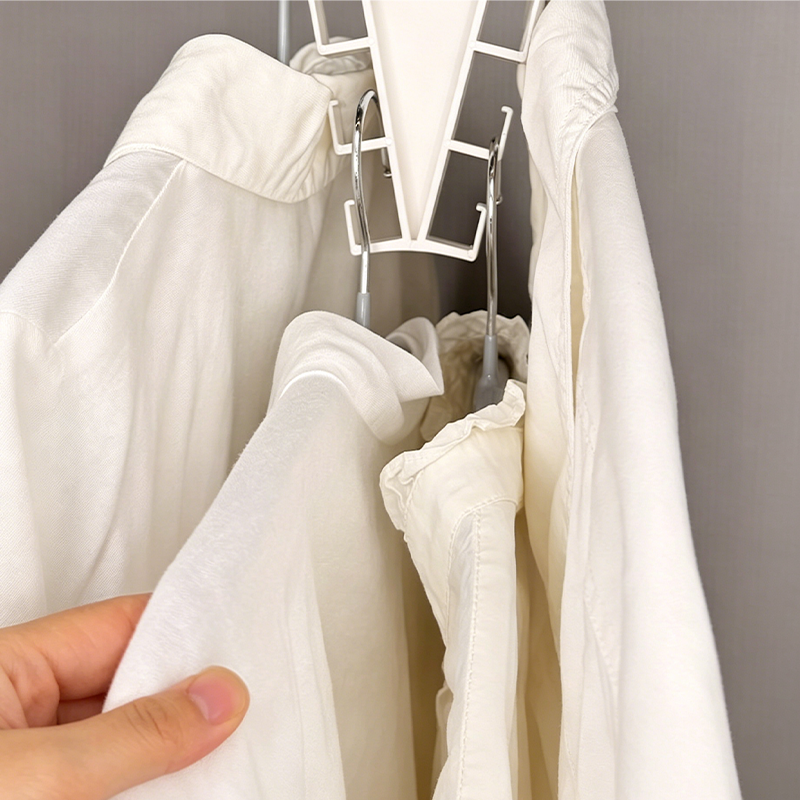 Cleo Closet Organizer | V-Shaped, Durable ABS with Double-Sided Hooks 5