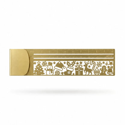 Cleo Metal Bookmark Maker | 3-in-1 Ruler and Stencil, Durable Design 10