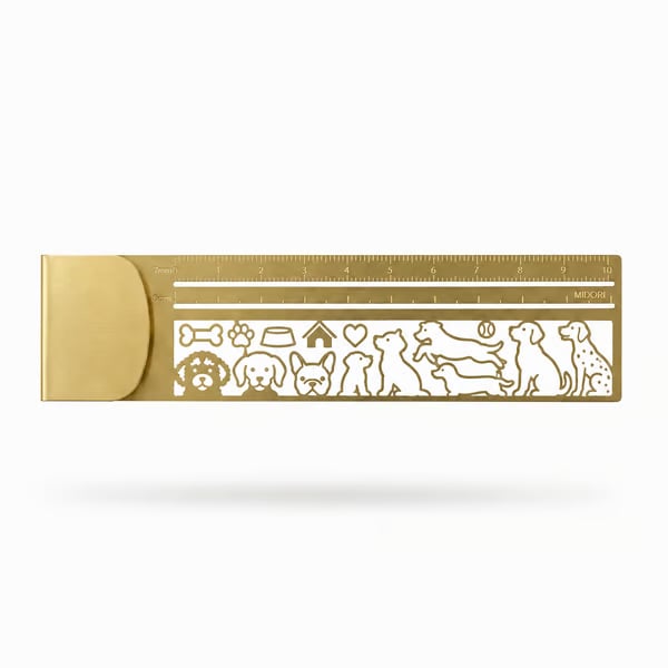 Cleo Metal Bookmark Maker | 3-in-1 Ruler and Stencil, Durable Design 17