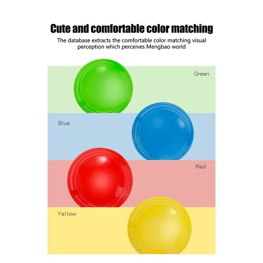 Clever Push Game | Color Recognition, Durable ABS 4