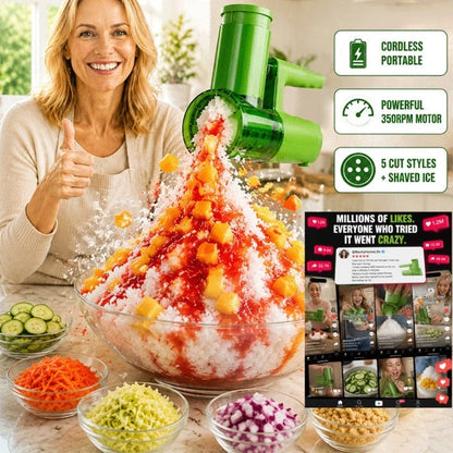 Cora Electric Vegetable Chopper | Cordless, 3-in-1 Slicer and Shredder 2