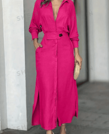 Cora Maxi Dress | Cotton and Linen Blend 10