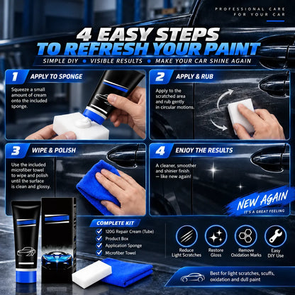 Cresta Car Wax | Scratch Removal Polish for Shallow Paint Imperfections 2