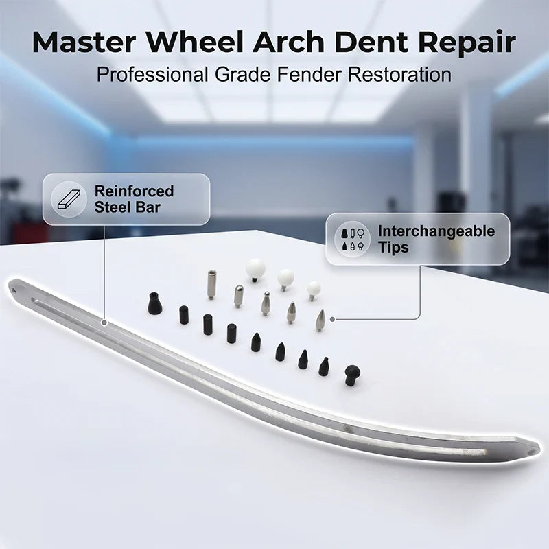 Creston Wheel Arch Restoration Kit | Stainless Steel Slide Bar with Interchangeable Tips 4