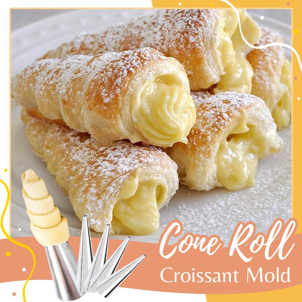 Crisp Cone Croissant Mold | Stainless Steel, 5-Piece Set 1
