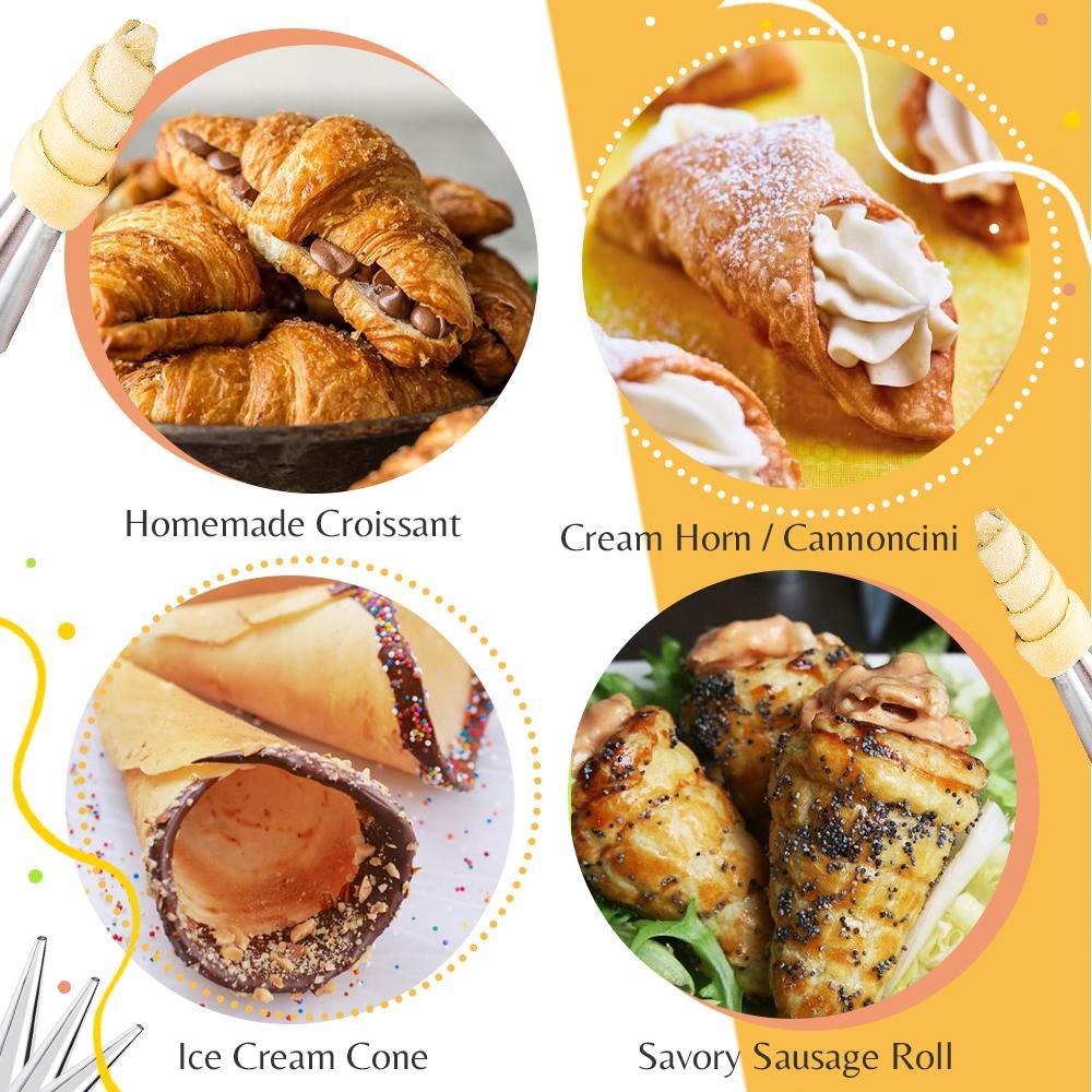 Crisp Cone Croissant Mold | Stainless Steel, 5-Piece Set 5