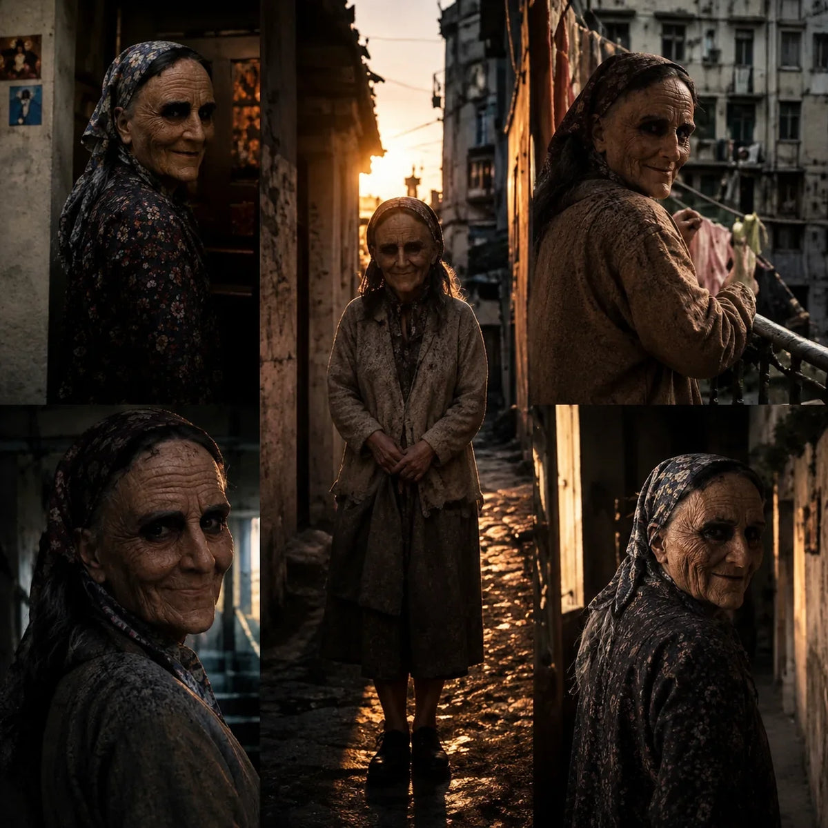 Dalia Realistic Latex Mask | Full-Head Old Woman Design 3