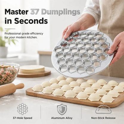 Dara Dumpling Maker | Aluminum Alloy, 37-Hole 0