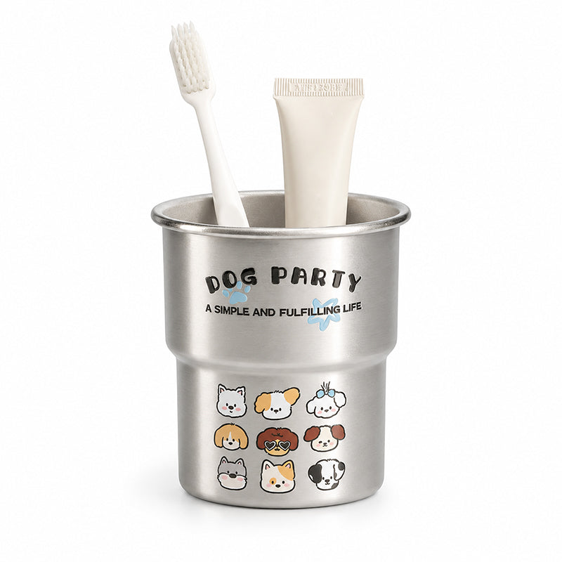 Daro Mouthwash Cup | Magnetic Drainage, Food-Grade Stainless Steel 0