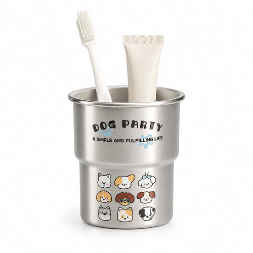 Daro Mouthwash Cup | Magnetic Drainage, Food-Grade Stainless Steel 0