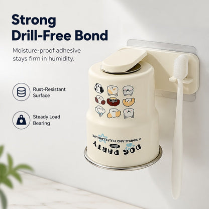 Daro Mouthwash Cup | Magnetic Drainage, Food-Grade Stainless Steel 1