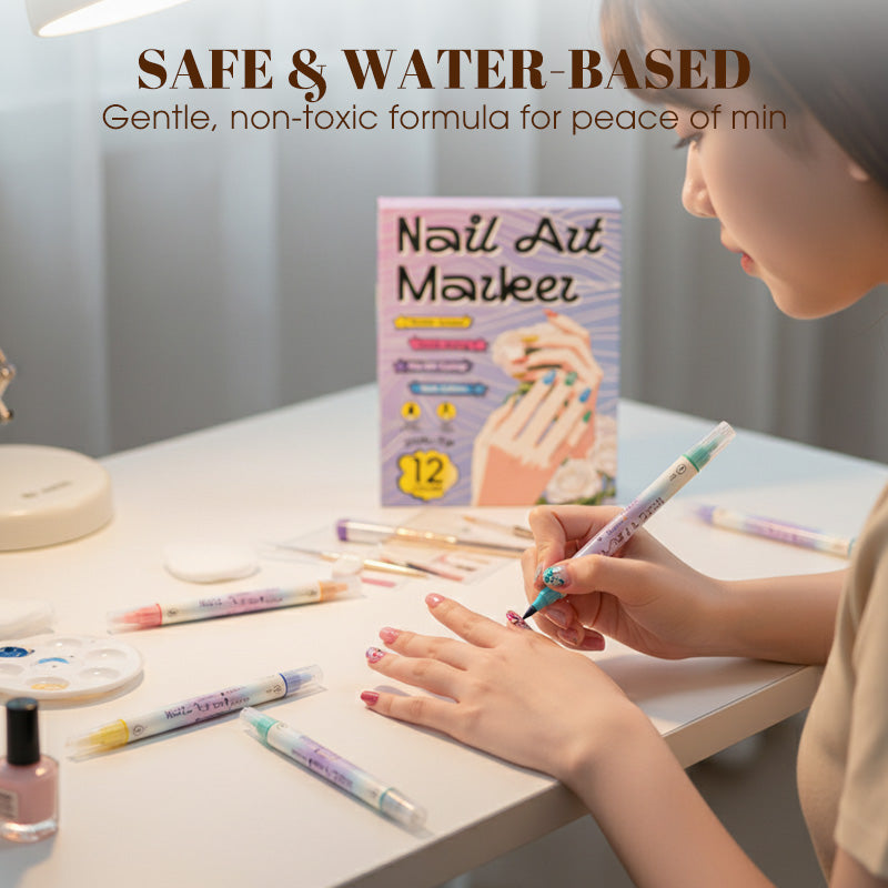 Dazzle Nail Art Pens | Dual-Tip, Quick-Dry 5
