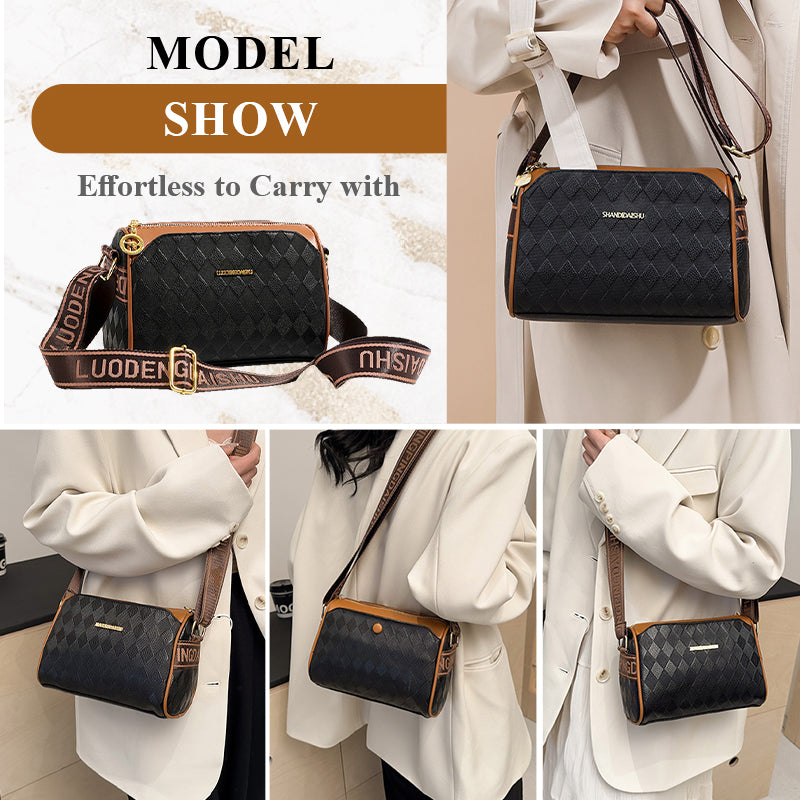 Diva Crossbody Bag | Stylish Diamond Pattern, Large Capacity for Women 2