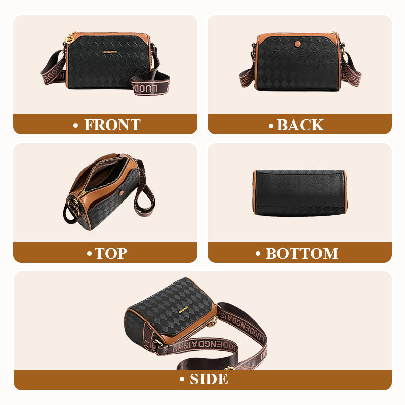 Diva Crossbody Bag | Stylish Diamond Pattern, Large Capacity for Women 6