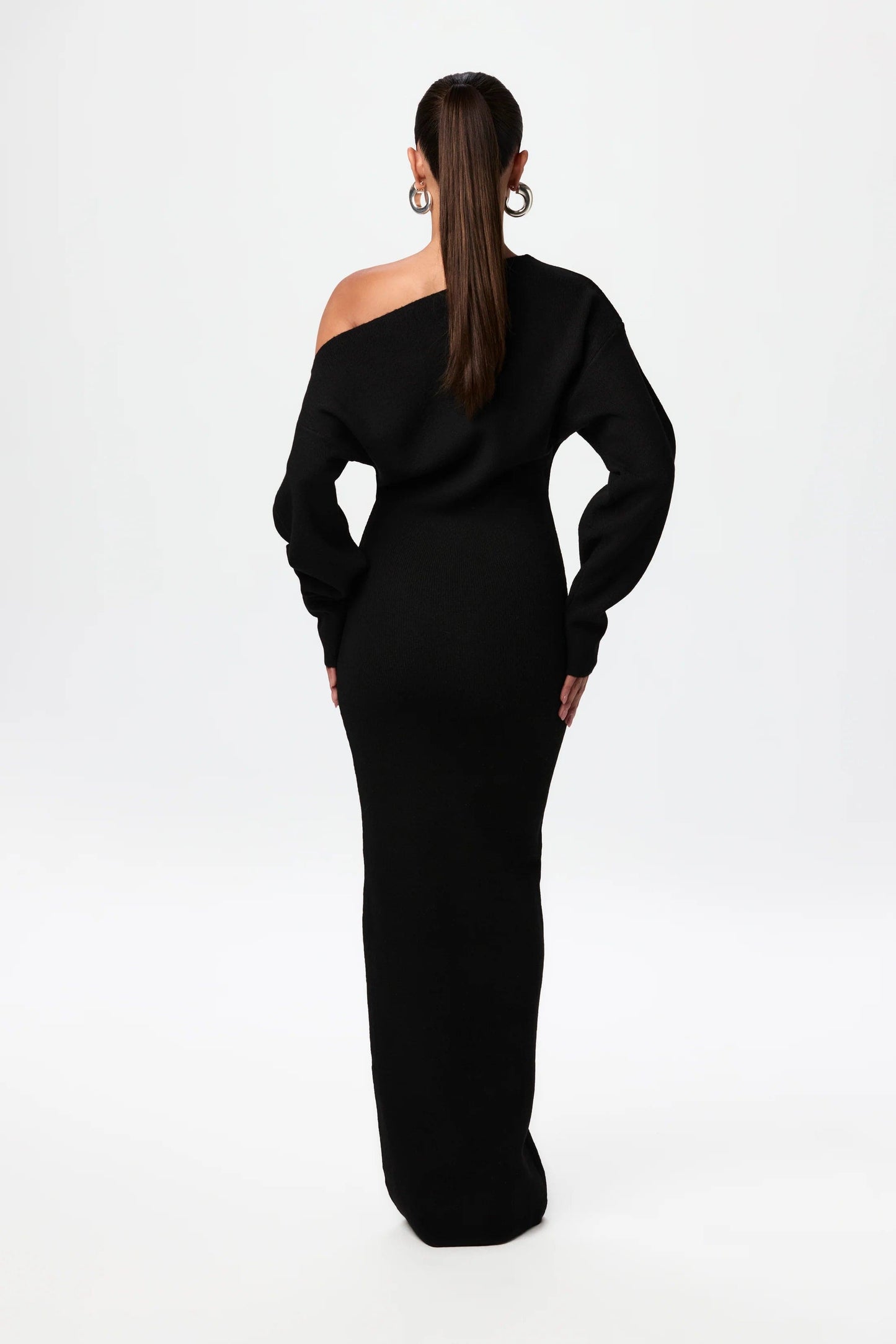 Drop-Shoulder Sweater Dress 2