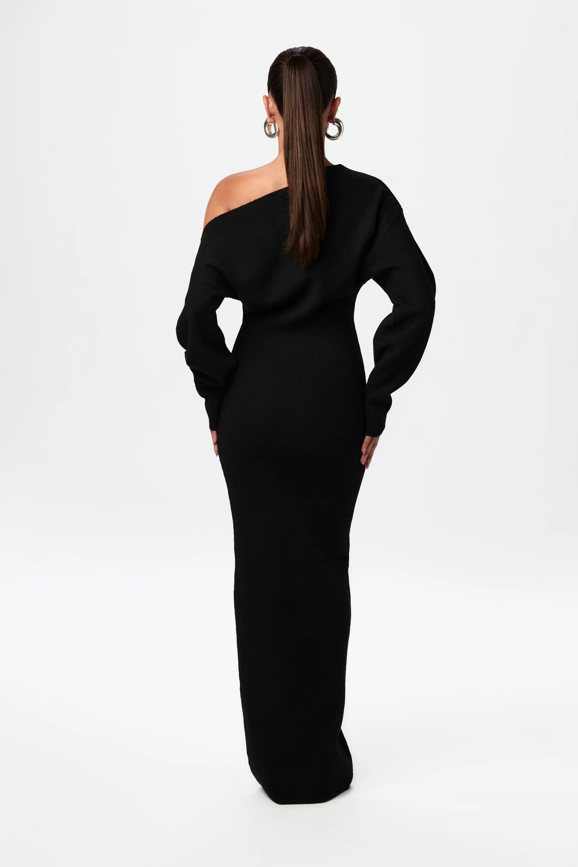 Drop-Shoulder Sweater Dress 2