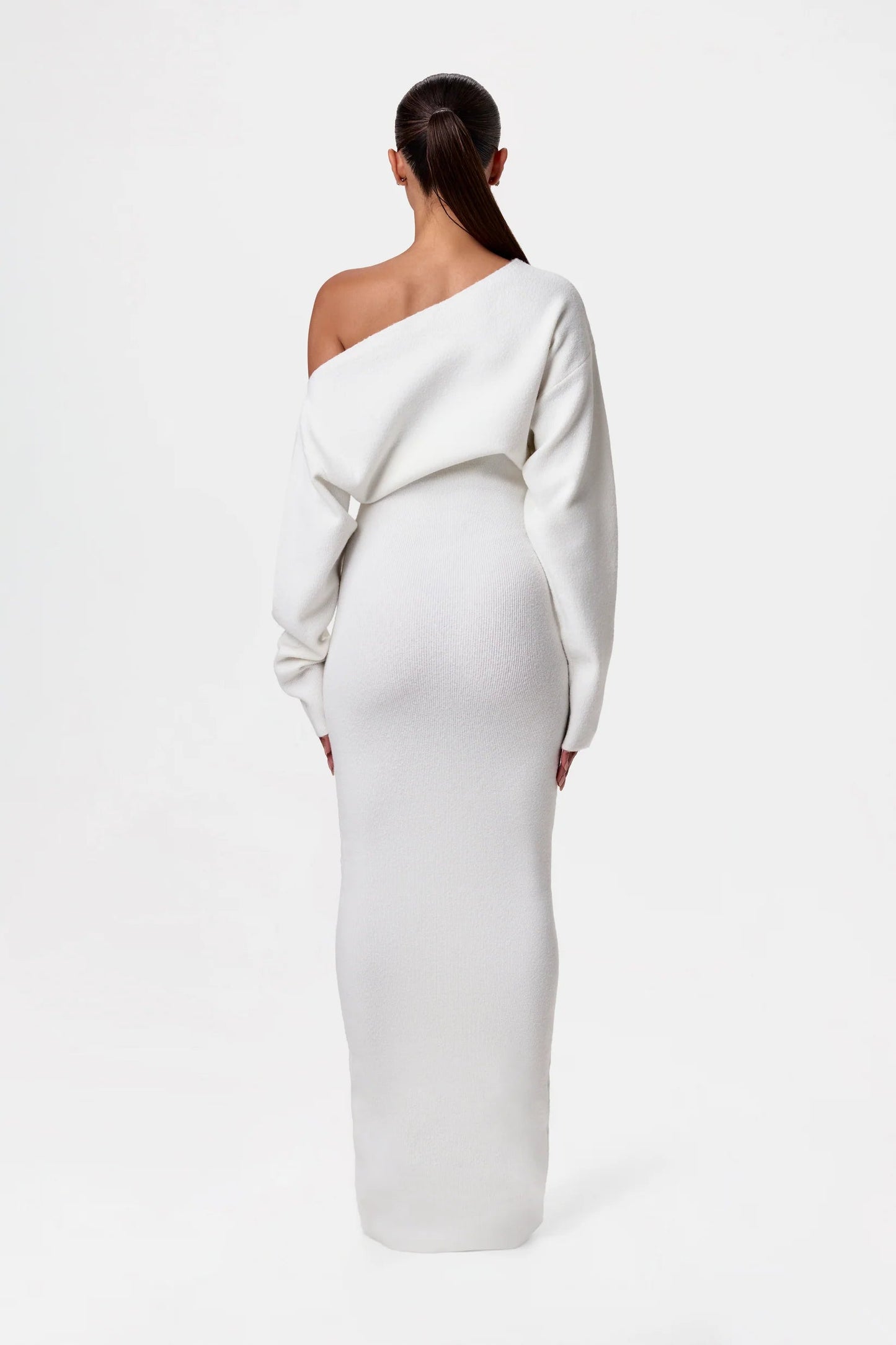 Drop-Shoulder Sweater Dress 4