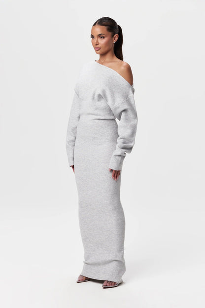 Drop-Shoulder Sweater Dress 5