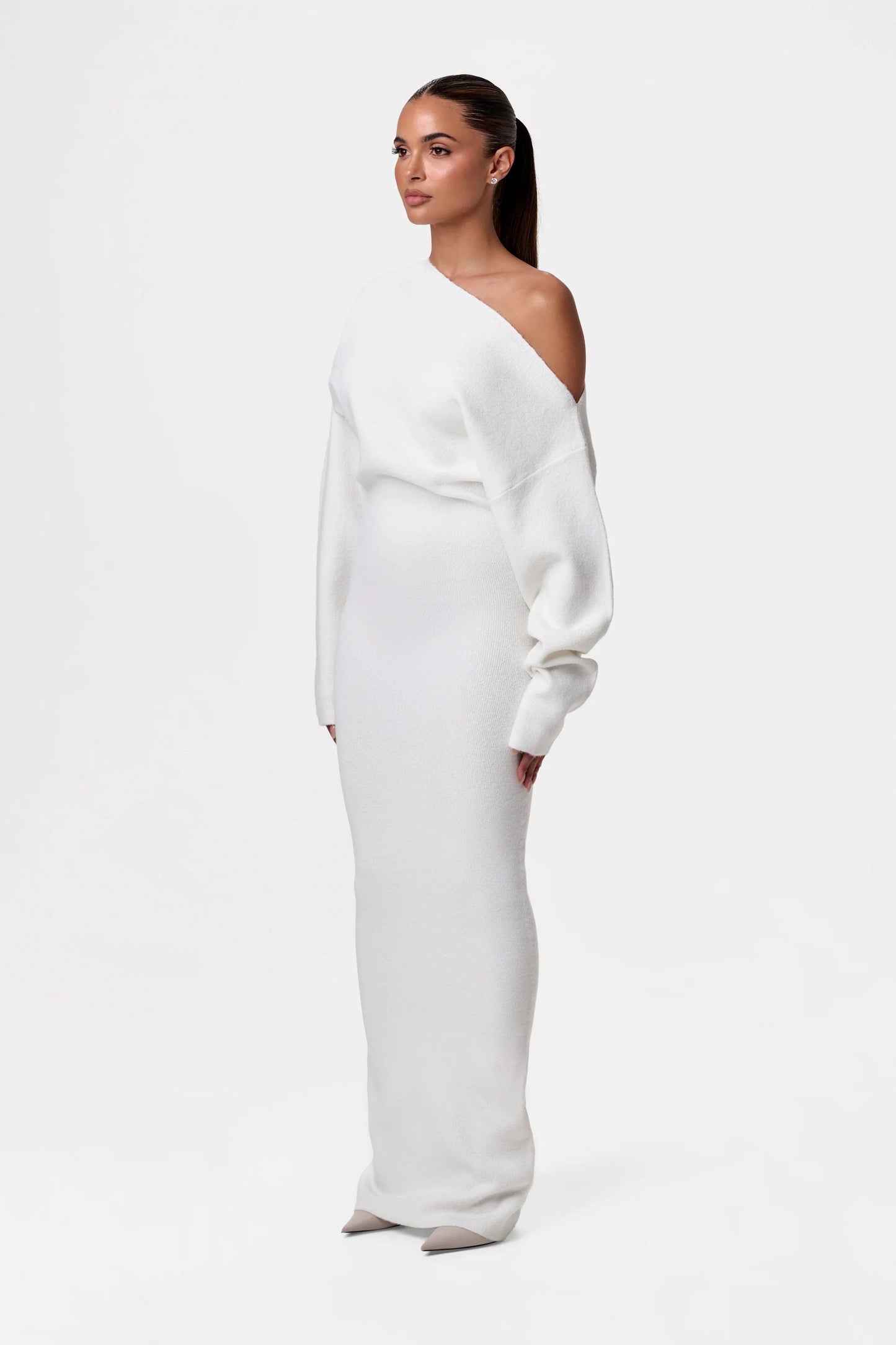 Drop-Shoulder Sweater Dress 6
