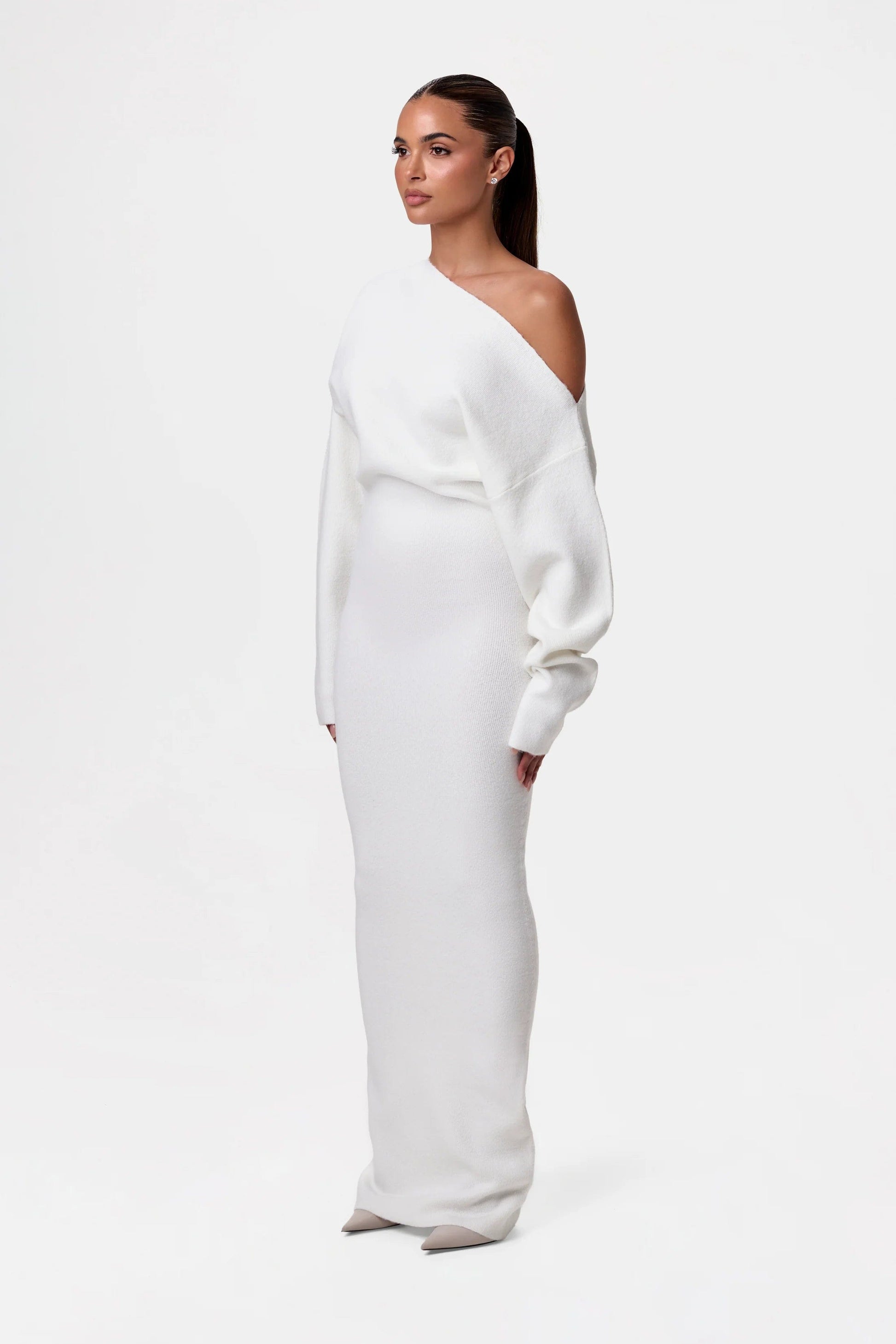 Drop-Shoulder Sweater Dress 6