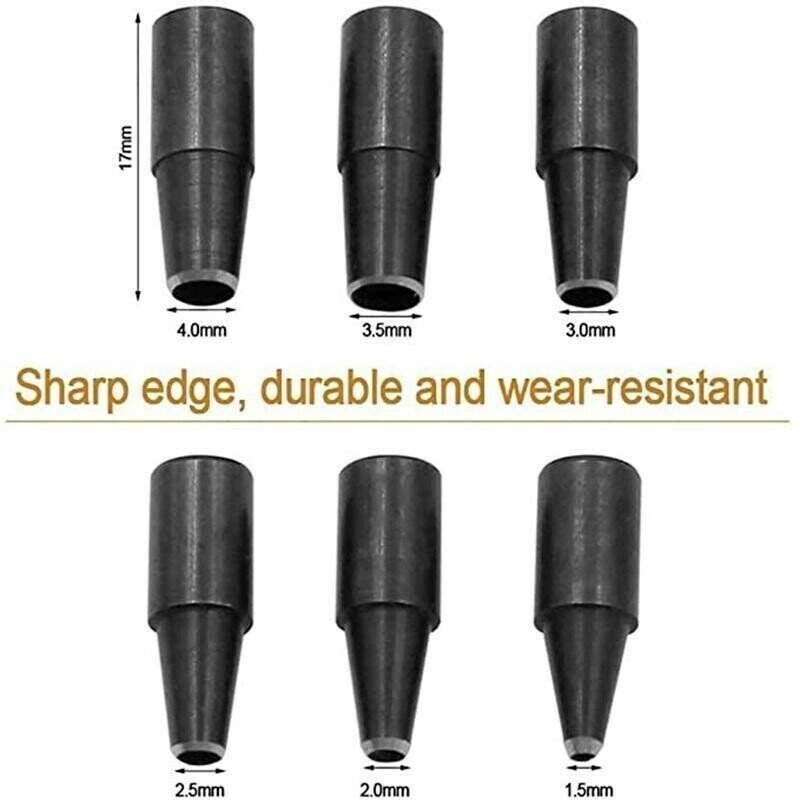 Dura Leather Punch | Rotary Tool with Multiple Hole Sizes 5