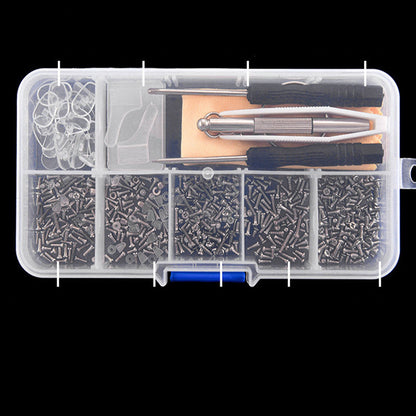 Elios Eyeglass Repair Kit | Complete Silicone Nose Pads with Screws and Tools 9