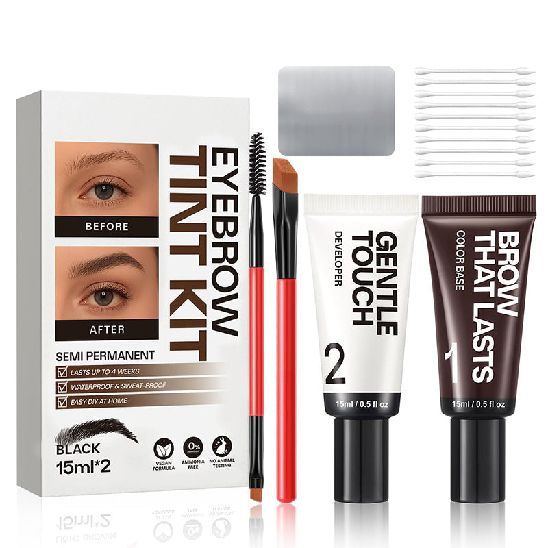 Elysian Eyebrow Tint Kit | Long-Lasting, Waterproof Formula with Argan Oil 0