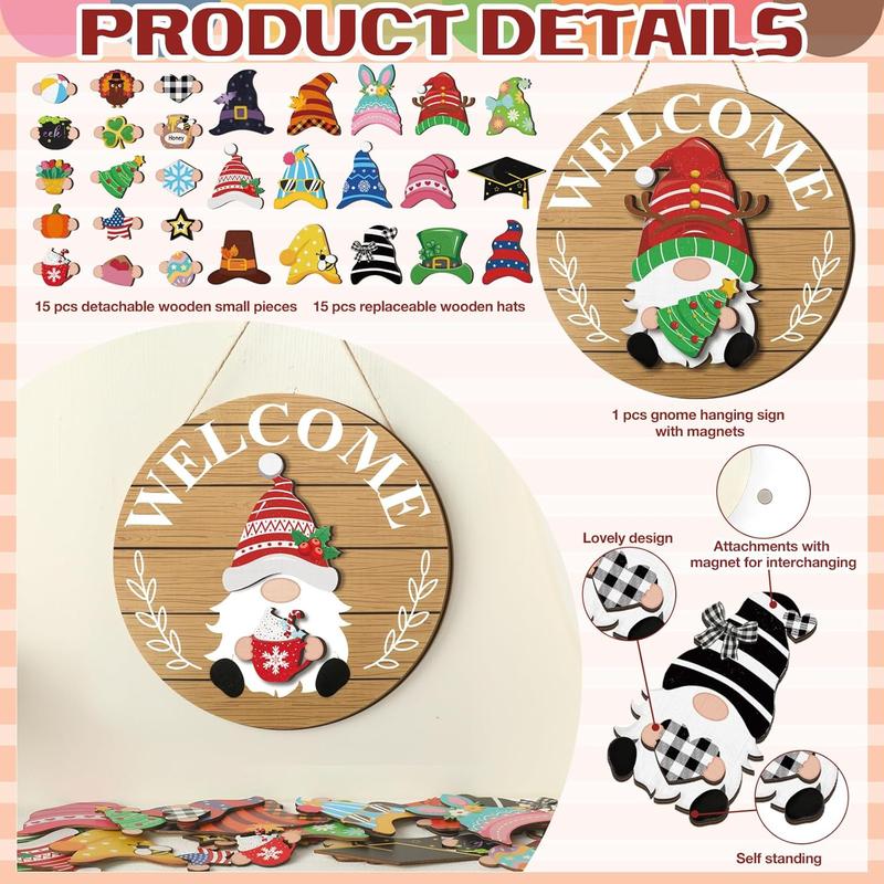 Elysian Gnome | Magnetic Interchangeable Seasonal Decor 1