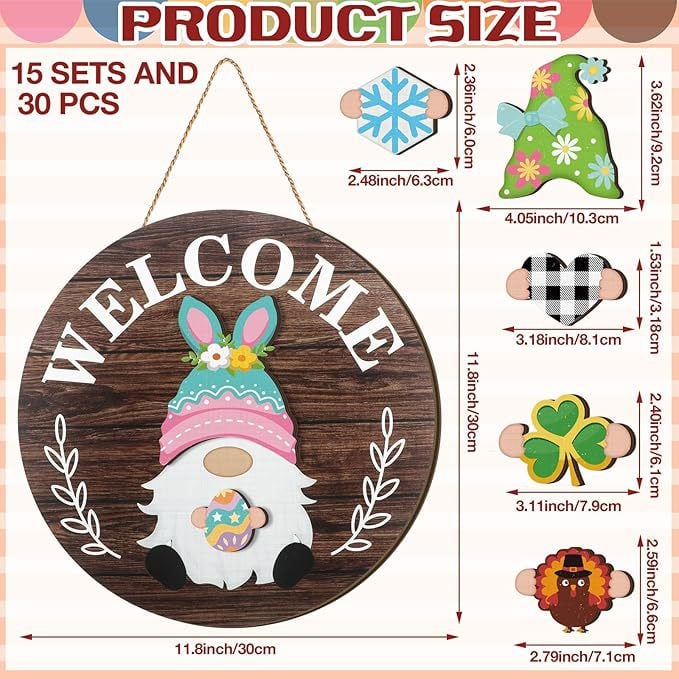 Elysian Gnome | Magnetic Interchangeable Seasonal Decor 5