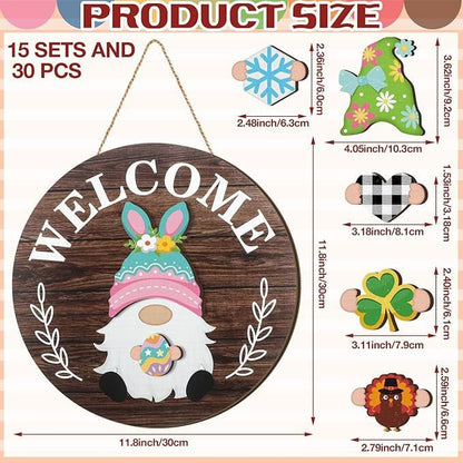 Elysian Gnome | Magnetic Interchangeable Seasonal Decor 5