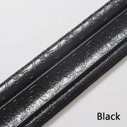 Elysian Wall Edging Strip | Self-Adhesive PE Foam, 3D Embossed Design 10
