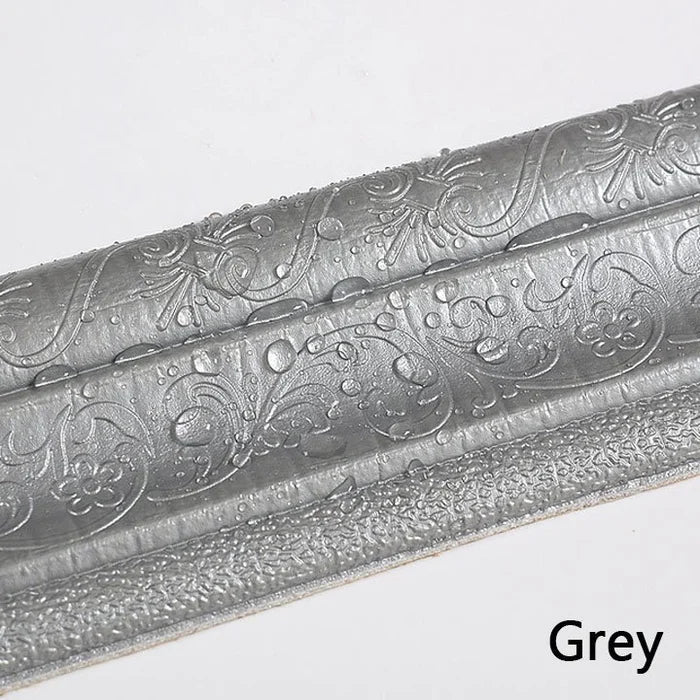 Elysian Wall Edging Strip | Self-Adhesive PE Foam, 3D Embossed Design 12