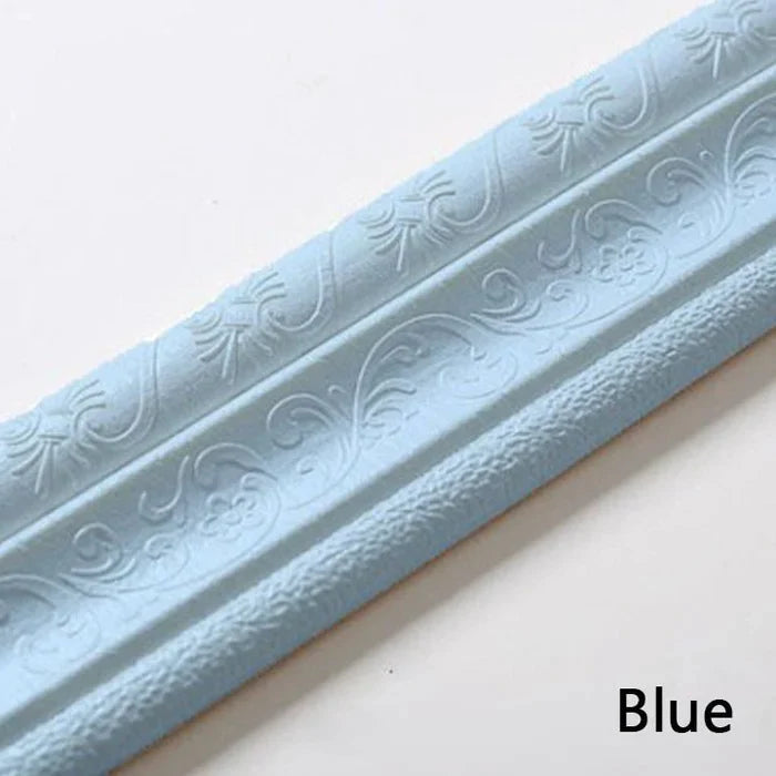 Elysian Wall Edging Strip | Self-Adhesive PE Foam, 3D Embossed Design 9