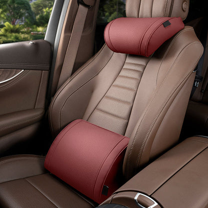 Evara Car Support Set | Ergonomic Memory Foam Lumbar Cushion and Headrest 12