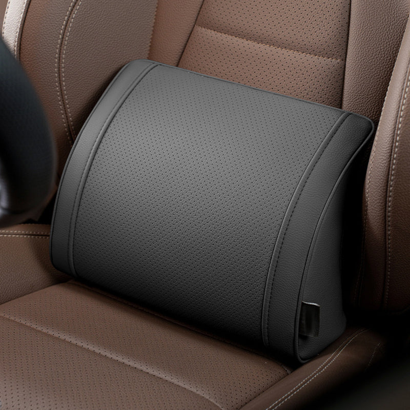 Evara Car Support Set | Ergonomic Memory Foam Lumbar Cushion and Headrest 13