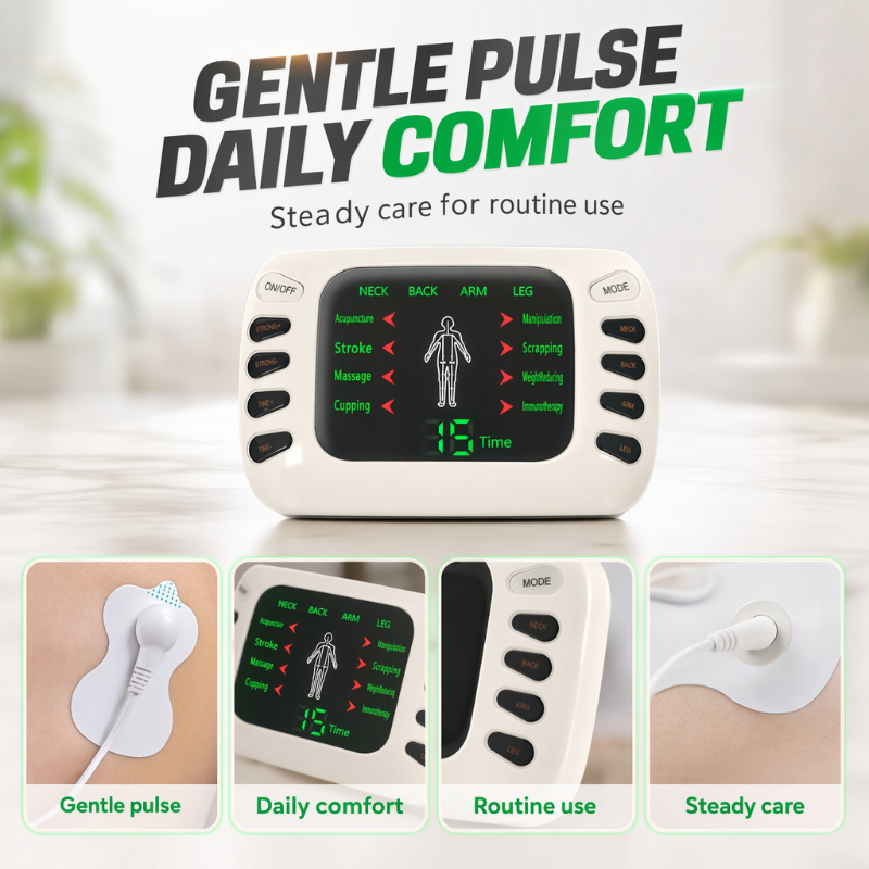 Flectra Electric Massager | Dual Output Pulse for Neck, Back, and Muscle Relaxation 6