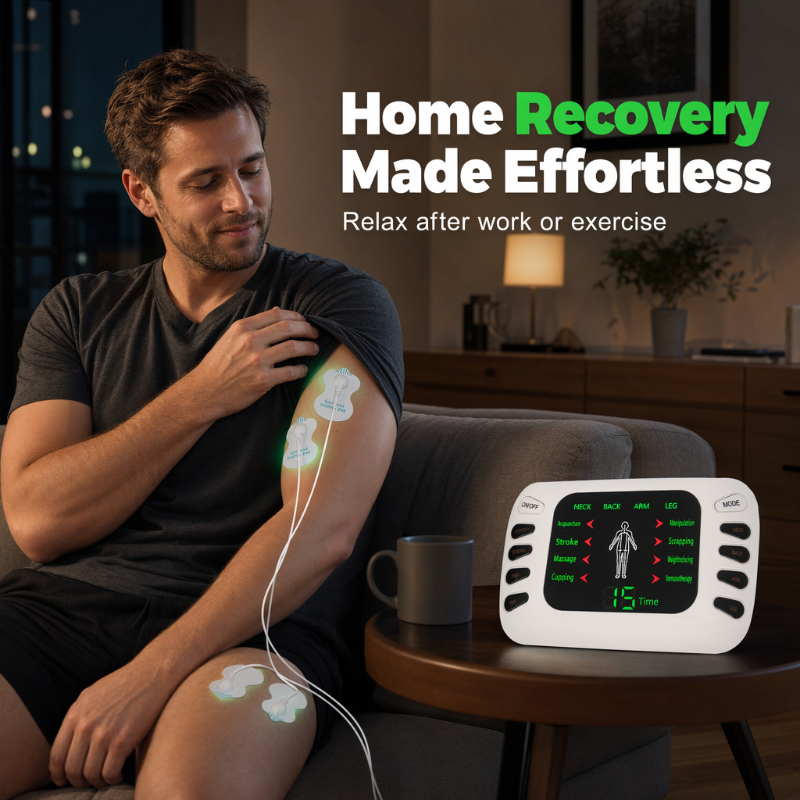 Flectra Electric Massager | Dual Output Pulse for Neck, Back, and Muscle Relaxation 7