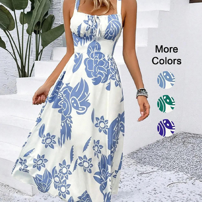 Flora Dress | Women's Floral Print, Adjustable Straps 1