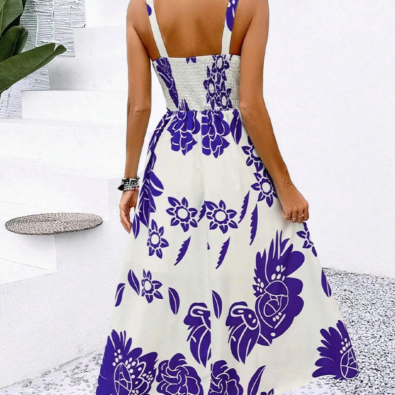 Flora Dress | Women's Floral Print, Adjustable Straps 6