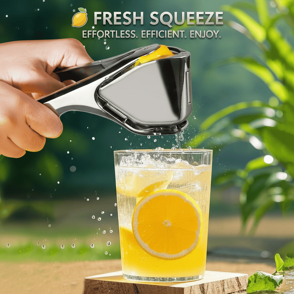 Fresco Citrus Squeezer | Heavy Duty Stainless Steel Lemon and Lime Juicer 0