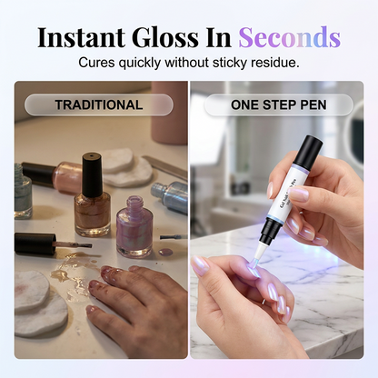 Glimmer Gel Nail Polish Pens | Iridescent Pearl Finish, Mess-Free Application 4