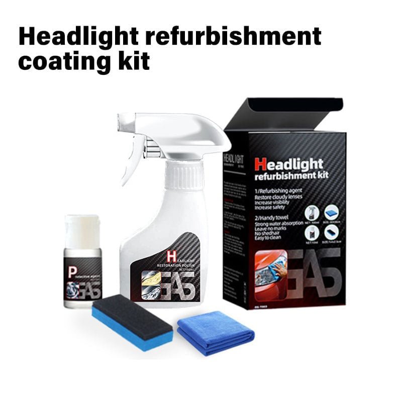HaloClean Headlight Restoration Spray | Instant Clarity, UV Protection, Easy Application 0