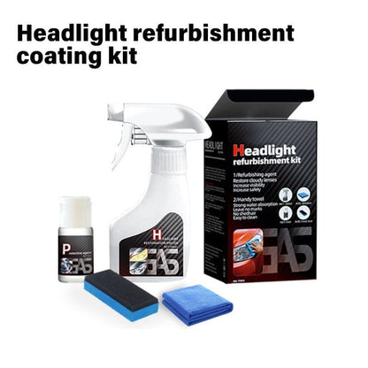 HaloClean Headlight Restoration Spray | Instant Clarity, UV Protection, Easy Application 0