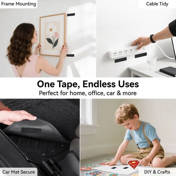 Haven Hook and Loop Tape | Heavy-Duty, Industrial Strength, Reusable 5