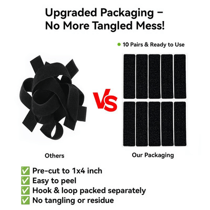 Haven Hook and Loop Tape | Heavy-Duty, Industrial Strength, Reusable 8