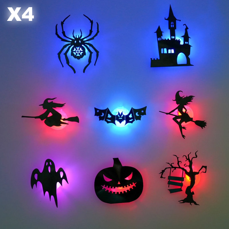 Havoc Glow Wall Decals | Halloween Themed, Glow-in-the-Dark, Peel-and-Stick 9
