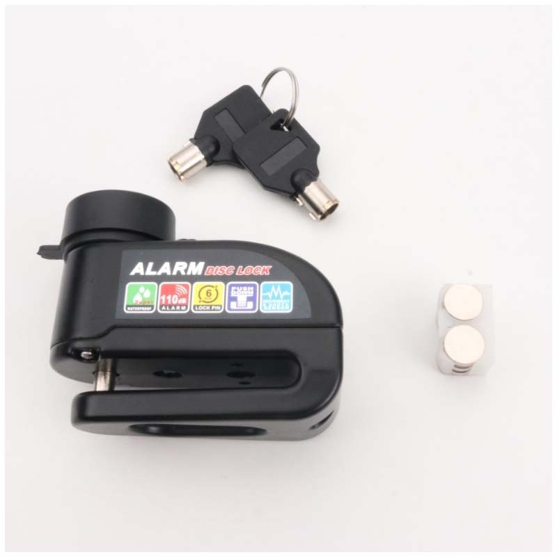 Hawk Disk Lock Motorcycle | 110dB Alarm, Waterproof, Durable Alloy 0