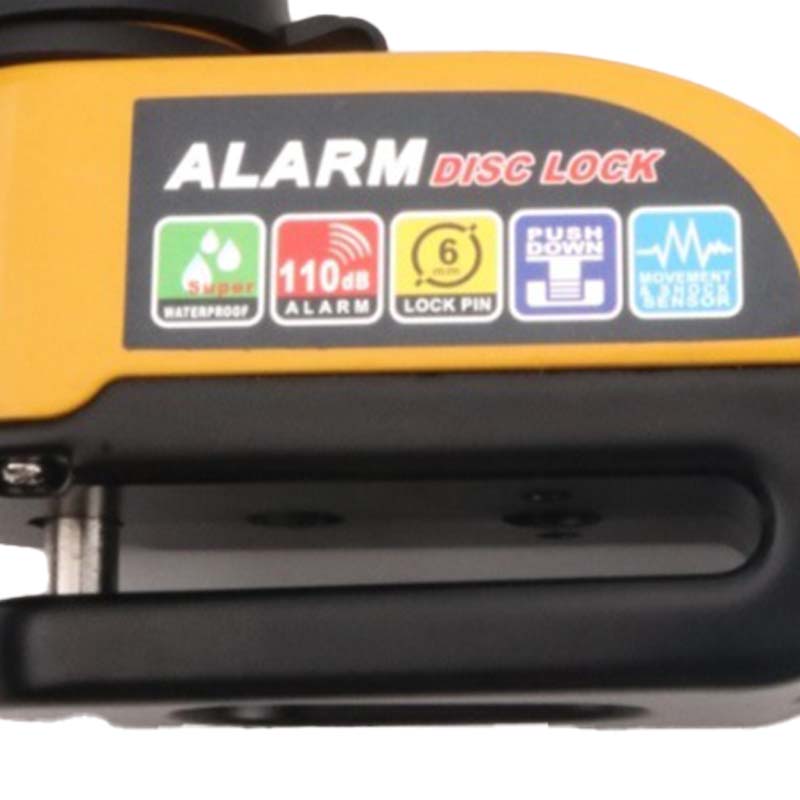 Hawk Disk Lock Motorcycle | 110dB Alarm, Waterproof, Durable Alloy 5