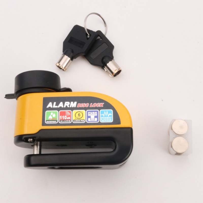 Hawk Disk Lock Motorcycle | 110dB Alarm, Waterproof, Durable Alloy 9