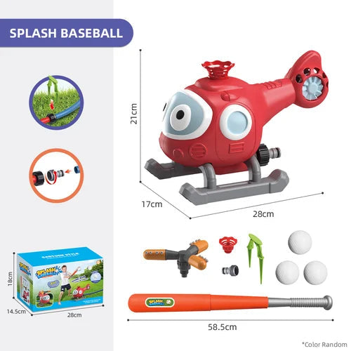 HydroHit Sprinkler Toy | 2-in-1 Water Fun with 360° Rotating Spray 10